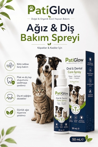 Patiglow Kedi Ve Köpek Ağız & Diş Bakım Spreyi