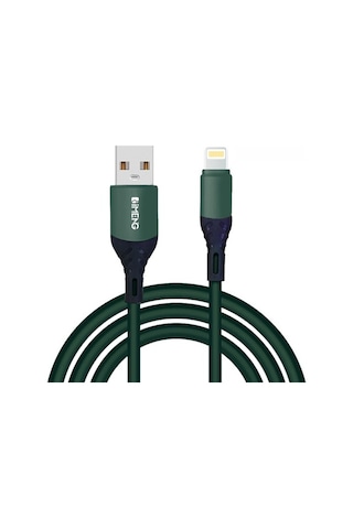 Imeng 6A Usba To Lightning Data Ve Hızlı Şarj Kablosu Ml60 Yeşil