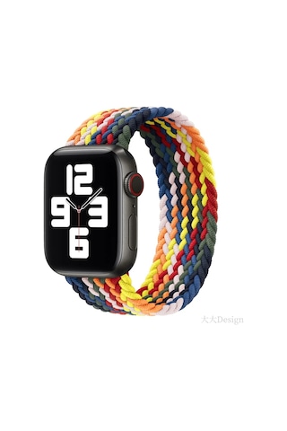 Ally Apple Watch Uyumlu 7-8 45mm 6-5-4 44mm Watch Uyumlu Ultra 49mm Single Loop Plastik Kayış Kordon 3-2-1 42mm- 5775