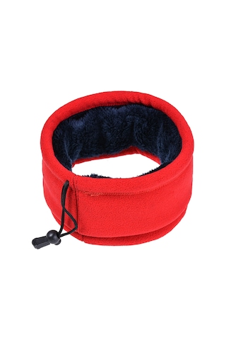 Wezone Kışın Sıcak Tutan Polar Boyunluk - Kırmızı, Bisiklet, Kayak Ve Diğer Açık Hava Aktiviteleri İçin Kırmızı