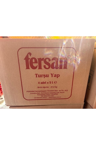 Fersan Turşu Yap 4 x 5 L