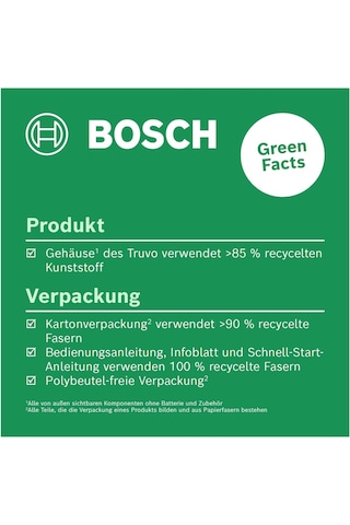 Bosch Home & Garden Truvo Duvar Dedektörü Tek Tuşla Kolay Kullan