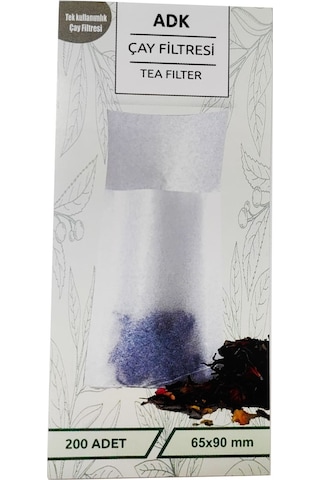 Adk 200 Lü Bardak Çay Filtresi Torbası Filtre Cin462