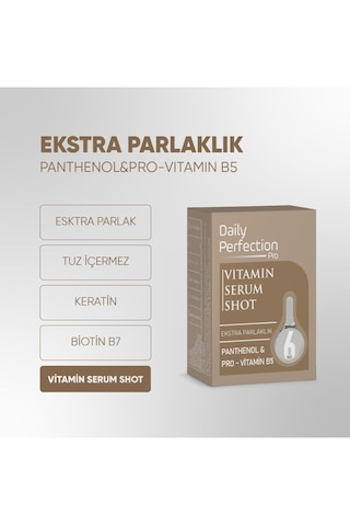 Daily Perfection Pro Shot No:6 Ekstra Parlaklık Provitamin Serum 2 x 6 ML
