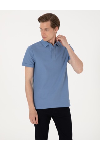 Pierre Cardin Erkek Mavi Tişört Basic 50306154-vr036 Mavi