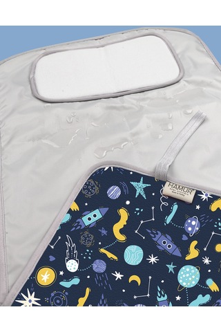 Anne Bebek Bakım Örtüsü Alez Yenidoğan Alt Açma Değiştirme Space Organizer Pedi Minderi Çift Taraflı