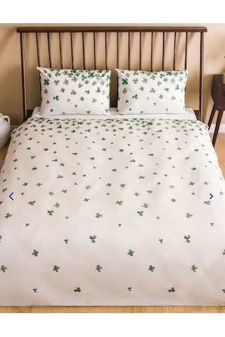Lcw Waikiki Home Çift Kişilik Nevresim Seti Yonca Desenli