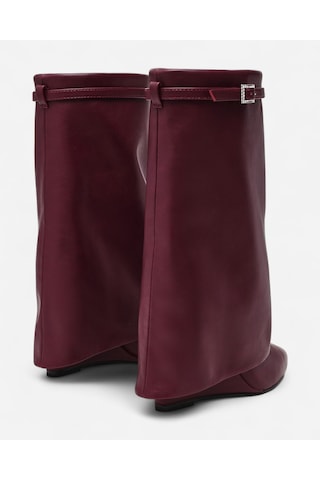 Steve Madden Shocker Dk Cherry Lacq Kadın Dk Cherry Çizme Shocker-cherry Brodo