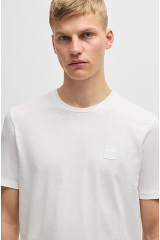 Hugo Boss Erkek T-shırt 50508584-100 50508584-100 Beyaz Beyaz