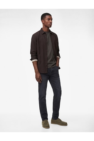 Koton Normal Bel Cepli Pamuklu Slim Fit Jean Pantolon - Brad Jean İndigo Stone 6sam40141nd İndigo - Taş