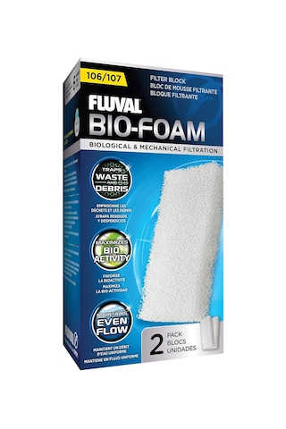 106/107 Biyo-köpük, Yedek Akvaryum Filtre Ortamı, 2'li Paket, A220