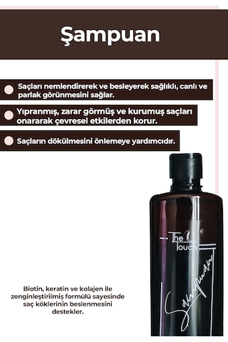 The Touch By Seda Altın Onarım Şampuanı 350 ML The Touch By Seda Altın Onarım Şampuanı 350 ML
