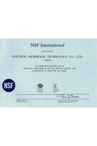 WaterMelon Vontron Membran Su Arıtma Cihazı Filtresi Ana Filtre 10 Adet