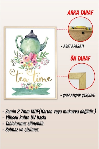 Ahşap Çerçeveli Mdf Tek Tablo Mutfak Dekoru Kendi Tablo Setinizi Oluşturacağınız Liste 23 X 32 Çerçeveli 1013