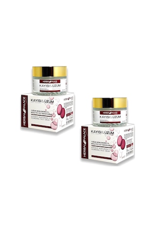 Herbal Palace Kayısı Çekirdeği Üzüm Çekirdeği Kremi 2 x 50 ML