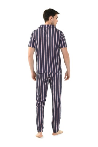 Yeni İnci Önden Düğmeli 3'lü Erkek Pijama Takım Epj802 001