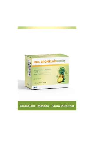 Mdc Bromelain Matcha 60 Tablet