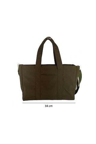 Tuttobene Idıly Haki Tote Bag Omuz Çantası Laptop Kitap Evrak Taşınabilir Tb005