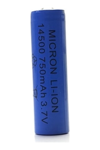 Micron 750 mAh 3.7 V 14500 Li-Ion Şarj Edilebilir Pil