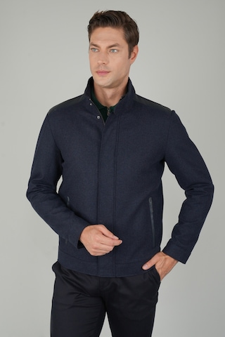 Bisse Erkek Lacivert Kaşe Flanel Mont Mn25k25203 D39 Lacivert