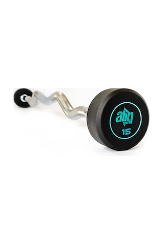 Alin Sport 15 Kg Kauçuk Kaplı Profesyonel Olimpik Z Barbell