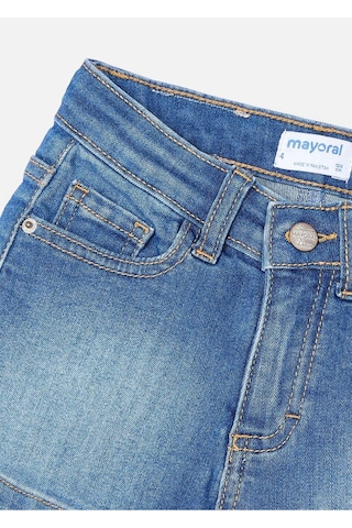 Kız Çocuk Denim Şort Koyu Mavi 236 Koyu Mavi