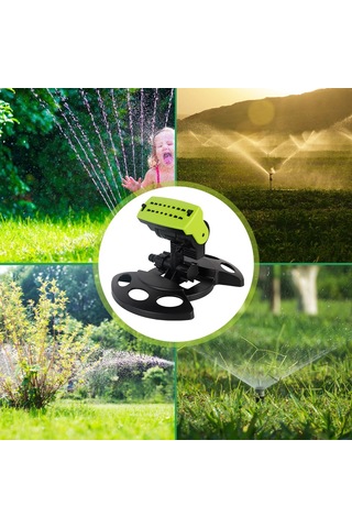 Hallow 180 Derece Döner Ayarlanabilir Bahçe Fıskiyesi Yeşil