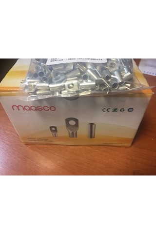 100/200/300/400 Adet Maasco Sıkmalı Kablo Pabucu Skp- 25 Mm