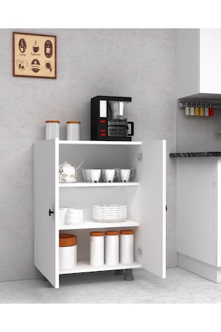 Çok Amaçlı Dolap Mutfak Dolabı Kiler Dolabı Banyo Dolabı 95x68.5