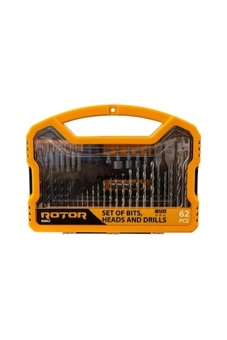 Rbb62 Delme Ve Vidalama, Lokma Matkap Ucu Set, 62 Parça Rotor Hediyelik Set