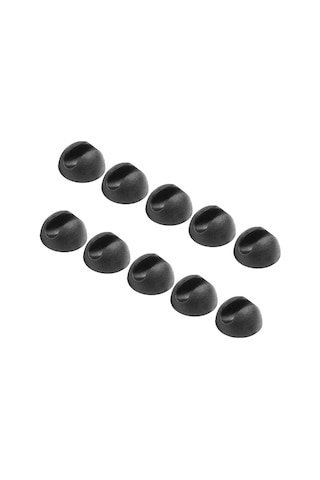 Kalın Metal Çubuklu 10'lu Silikon Mobilya Bacak Koruyucuları Siyah Diğer