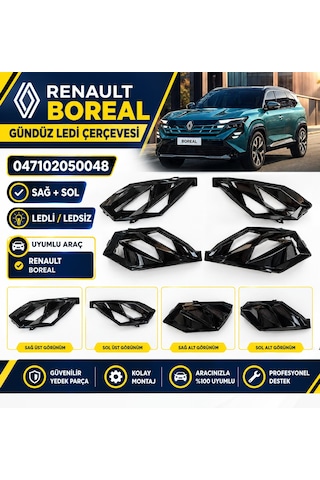 Renault Boreal Gündüz Ledi Cerçevesi Ledli Ve Ledsiz Sag Sol Adet  -