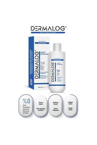 Dermalog Ekstra Direnç Saç Bakım Maskesi 500 ML + Ekstra Direnç Bakım Şampuanı 500 ML