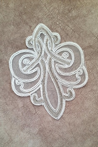 6 Adet Vizon Krem Fransız Tarzı Modern Bardak Altlığı & Kokteyl P Beyaz