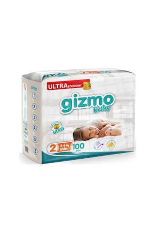Bebek Bezi Ultra Eco Paket 2 Numara Mini 100 Adet