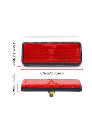 Motosiklet Arka Fren Lambası İster Sabit İster Çakar Modlu 18 Led