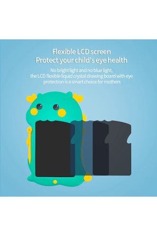 Lcd Yazma Tableti Çocuklar İçin Renkli Doodle Kurulu Çizim Tableti Kilit Fonksiyonu İle Silinebilir Çok Renkli