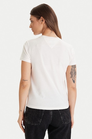 Tommy Hilfiger Kadın T-shirt Ekru
