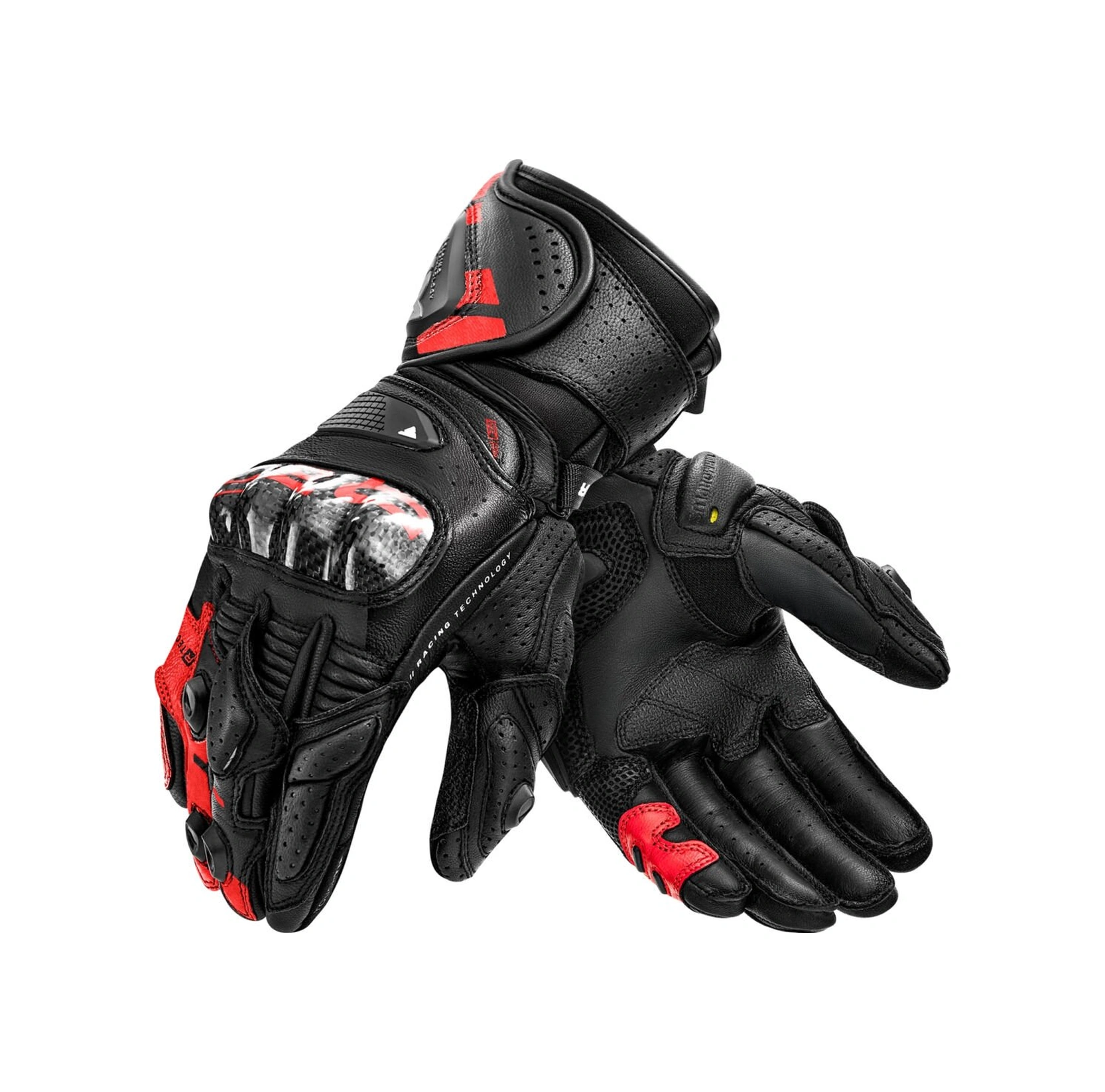 Shima Rs-3 Korumalı Motosiklet Eldiveni Kırmızı