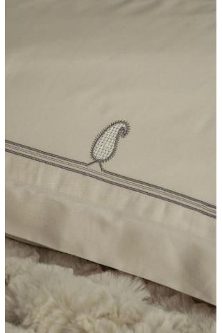 Çift Kişilik Yatak Örtülü Tam Set Silverfox Ekru Ekru