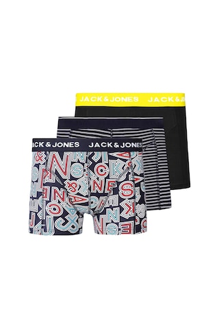 Jack & Jones 3'Lü Karışık Boxer Paketi- Mavy 12214913 Navy Blazer Lacivert