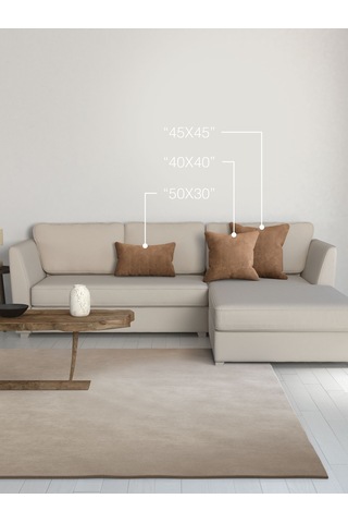 Br Perle Home Daily Series Kahverengi Kırlent Yastık Kılıfı Kahverengi