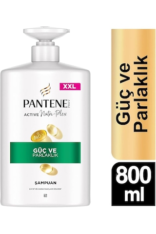 Pantene Güç Ve Parlaklık Şampuan 800 Ml