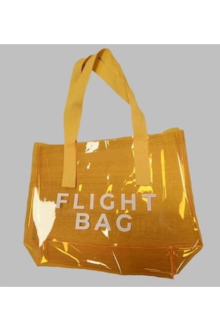 Plaj Cantası " Flıght Bag " Sarı " Sarı
