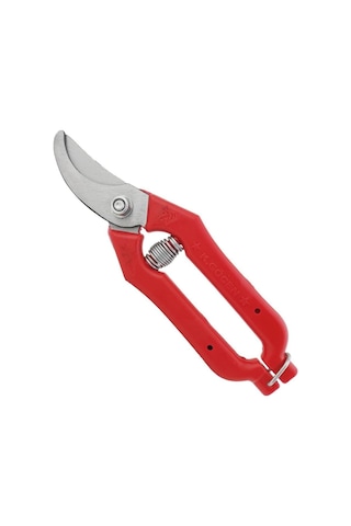 Göcen Narenciye Üzüm Bağ Budama Makası Eğri Uçlu 18.5 Cm Kırmızı