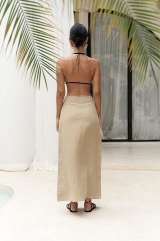 Mai Collection Mai Studios Co. Samir Pis Detay Haki Keten Etek Haki