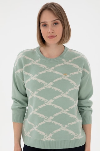U.S. Polo Assn. Kadın Su Yeşili Kazak 50297432-VR048