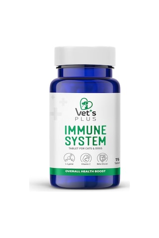 Vet's Plus Immune System Kedi ve Köpekler İçin Tablet 75'li
