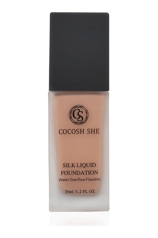 Cocosh She Silk Liquid Fondöten 04 Camel, Su Geçirmez, Islak Bitişli, İpeksi-prüzsüz Doku, Hipoalerjenik - 04camel Diğer