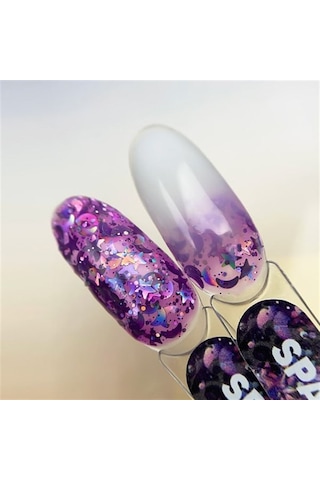 Nail Art Tasarım Jel Galaxy Space 5 Gr Mor